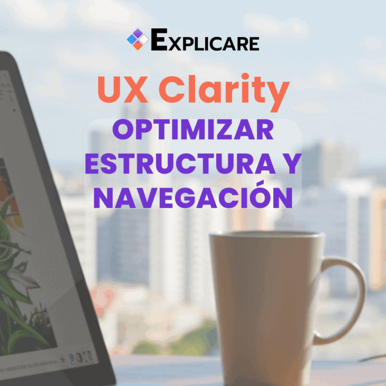 UX Clarity – Consultoría digital para sitios web claros, simples y efectivos - EXPLICARE Studio - Consultor Digital Sitios Web WordPress
