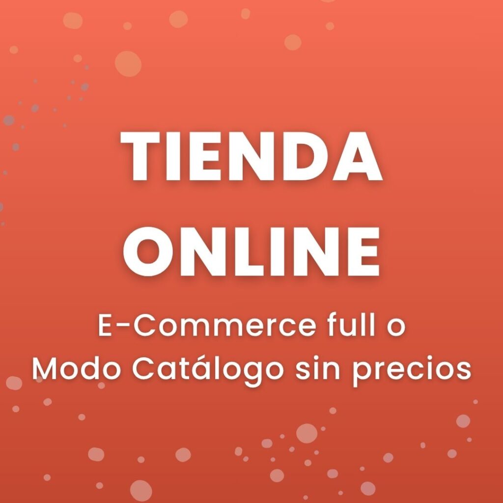 Tienda Online con gestión de productos​ - EXPLICARE Diseño Web y Coaching